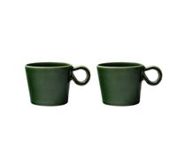 PotteryJo Daria cup with handle 2-pack Moss
