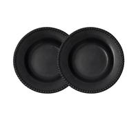 PotteryJo Daria deep plate Ø26 cm 2-pack ink black