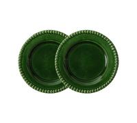 PotteryJo Daria dessert plate Ø22 cm 2-pack Moss