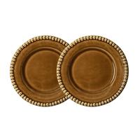 PotteryJo Daria dessert plate Ø22 cm 2-pack Umbra