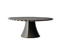 PotteryJo Tulipa cake plate Ø30 cm Almost black