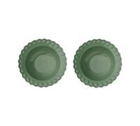PotteryJo Tulipa deep plate Ø23 cm 2-pack Verona green