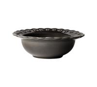 PotteryJo Tulipa deep plate small Ø17 cm 2-pack Almost black