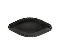 PotteryJo Tulipa oval saucer 20x45 cm Almost black