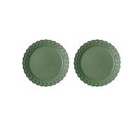 PotteryJo Tulipa plate Ø26 cm 2-pack Verona green