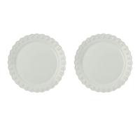 Potteryjo - Tulipa Plate 26 cm 2-pack, White - White