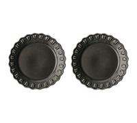 Potteryjo - Tulipa Side Plate 20 cm 2-pack, Almost Black - Almost Black
