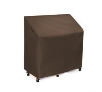 Potting Bench Cover, Waterproof 210D Outdoor Potting Table Protector With Drawstrings, For Patio Gardening Station 115X51X122 Cm (Coffee)