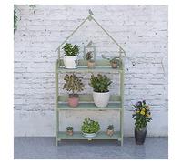 Potting Bench - Outdoor Storage Cabinet with 3 Tier Garden Shelves, Workstation for Planting and Gardening, Dimensions 80x25x160cm