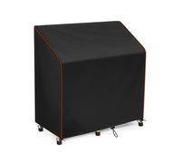 Potting Bench Table Cover, Durable 420D Oxford Kitchen Cabinet Covers Outdoor Waterproof Protective Garden Storage Cabinet with Potting Bench Dustproof Cover 45"L X 20"W X 48"H,Black