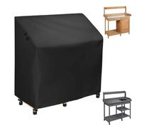 Potting Bench Table Cover - Dustproof Fade Resistant Storage - 48x20x45.3 Inch Waterproof Dust Cover | for Summer Vacation Outdoor Patio