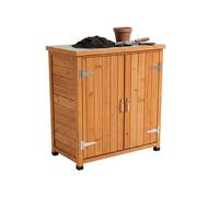 Relaxdays Potting table with cabinet