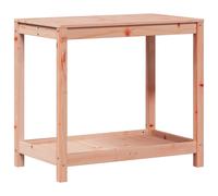 Potting Table with Shelf Potting Bench Plant Table Solid Wood Pine vidaXL