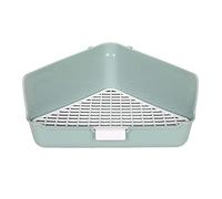 Potty Corner Toilet Pet Pan Guinea Pigs with Snap Fastener Rabbit Litter Box Green