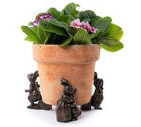 Potty Feet Beatrix Potter Peter Rabbit Figures Plant Pot Feet - Planter Support - Handmade Decorative Ornaments - 3pcs