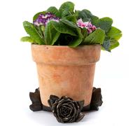 Potty Feet Flower Rose Figures Plant Pot Feet - Handmade Ornaments - 3pcs