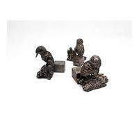 Potty Feet Kingfisher Figures Plant Pot Feet - Planter Support - Handmade Decorative Ornaments - 3pcs