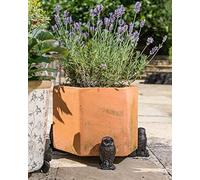 Potty Feet Owl Figures Plant Pot Feet - Planter Support - Handmade Decorative Ornaments - 3pcs