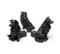 Potty Feet Plant Pot Feet - Border Collie (Bronze Coloured- Set of 3)