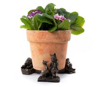 Potty Feet Plant Pot Stand Trio Bronze - Beatrix Potter Set