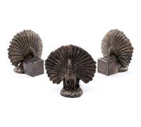 Potty Feet Plant Pot Trio - Bronze Peacock