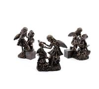 Potty Feet Plant Pot Trio - Bronze Sweet Pea Fairies