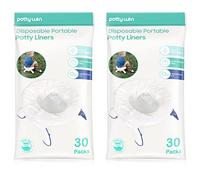 Potty Liners Disposable, Refill Potty Bags Universal Fit All Size Potty Seat/Chair, 60 Counts, Pack of 2
