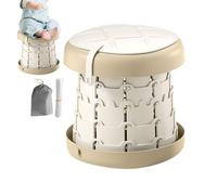 Potty Portable Folding Potable Seat | Anti-Skid Learning Seat with Disposable Bag for Camping Park Hotel Outdoor