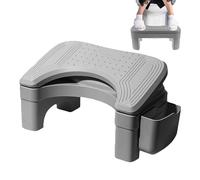 Potty Stool for Adults, Adult Squat Toilet Stool, Crouching Toilet Foot Stool with Storage Box, Toilet Foot Stool