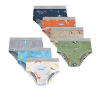 Hanes Toddler Boys' Potty Trainer Underwear, Light Leaks Boxer Briefs & Briefs Available, 6 & 7 Pack, Days of Week Tan - 7 Pack, 4-5 Years