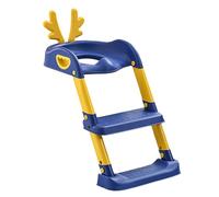 Potty Trainer - Child Toilet Step, Folding Seating System, Safety Ladder Attachment, Stable Anti-Skid Pads, Bathroom Learning Aid, Ideal for Youth 6 Months to 10 Years