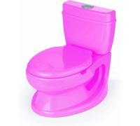 Potty Trainer Toilet with Adjustable Height, DOLU D-Shape w/ Flush Effect Pink
