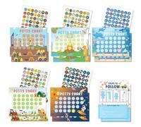Potty Training Chart for Toddler Potty Training Sticker Chart 5 Fun Styles 17 PCS Potty Chart for Boys with Stickers Stickers for Kids Potty Training Reward