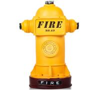 Potty Training Dog Fire Hydrant, Mini Fire Hydrant for Dogs to Pee On, Resin Puppy Pee Post, Potty Aid for Male Dog Indoor, Apartment,4.3" W x 9.4" H, Retro Yellow