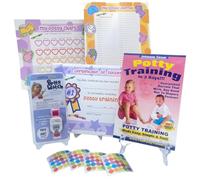Potty Training in 3 Days - Ultimate Potty Training for Girls. Complete Kit Includes Potty Training in 3 Days Audio Guide, Laminated Potty Training Charts & Pink Potty Time Watch (Pink)