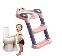 Potty Training Ladder Step Up Potty Seat, Over The Toilet, Handles