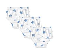 Potty Training Panties Handdraw Stars Navy Blue White Potty Training