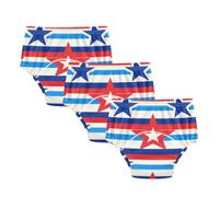 Potty Training Pants Lovely Stripe White Red Blue Stars Breathable