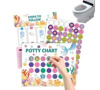 Potty Training Reward Chart - Toilet Training Awards for Building Confidence, Toilet Training Sticker Chart for Potty Training