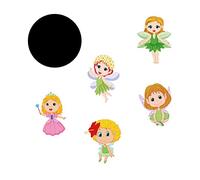 Potty Training Seat Magic Sticker,5 Pack Little Fairy Stickers,Potty Training Toilet Color Changing Sticker