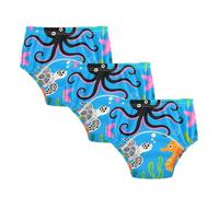 Potty Training Shorts Cute and Colorful Octopuses Seahorses and