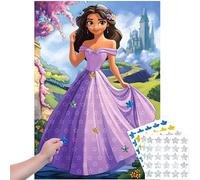 Potty Training Sticker Chart - Large Poster with 100 Star Stickers, Damage-Free Mounting Strips, Water Resistant Lamination - Princess