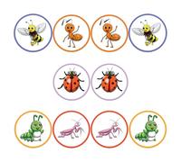 Potty Training Stickers 10 Packs Colour Changing Toilet Decals