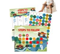 Potty Training Table | Interactive Behavior Motivation Tool, Potty Education Tables, Suitable for Small Children, Girls, Classroom, Travel, Home,