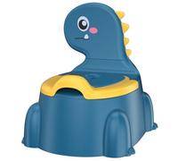 Potty Training Toilet, Toddler Potty Training Seat Baby Potty Chair, Dinosaur Toilet Potty Seat for Boys Girls Kids Toddlers, Portable Travel Potty with lid,Urinal, Splash Guard, Non-Slip Pad(Blue)