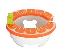 Potty Training Toilet for Toddlers, Wide Application Foldable Compact Trainer for Travel (Orange)