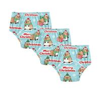 Potty Training Toilet Pants Merry Christmas Brown Capybaras Potty