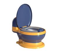 Potty Training Toilet, Realistic Potty Training Seat, Toddler Potty Chair with Soft Seat, Removable Potty Pot, Toilet Tissue Dispenser and Splash Guard, Non-Slip for Toddler& Baby& Kids