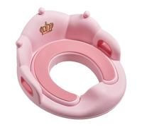Potty Training Toilet Seat - Soft Children's Trainer Seat, Comfortable Non-Slip Cushion, Adjustable Adjustments, Easy Portable Seat, Toddler Bathroom Accessories with Splash Guard for 14