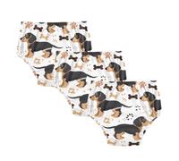 Potty Training Underpants Duchshund Dog Cute Bones Training Pants